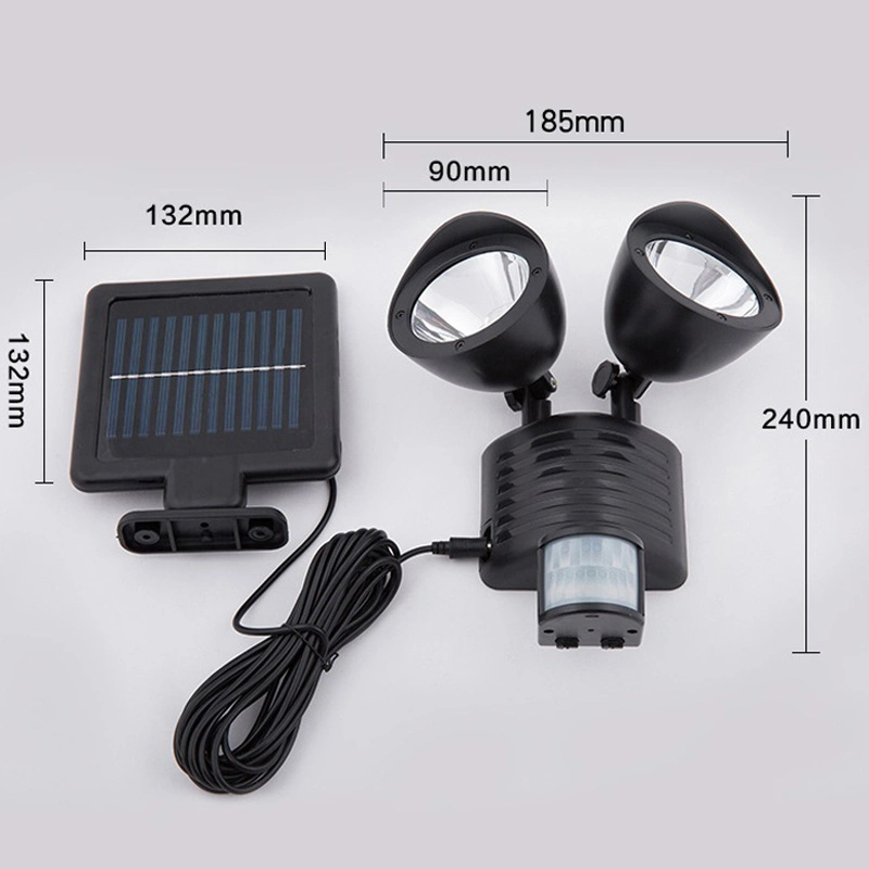 Novedades 2023 Luz de seguridad solar sensor de movimiento lámpara de pared Luz LED