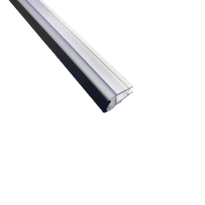 Customized Co Extrusion PVC Plastic Profile with Magnetic Strip