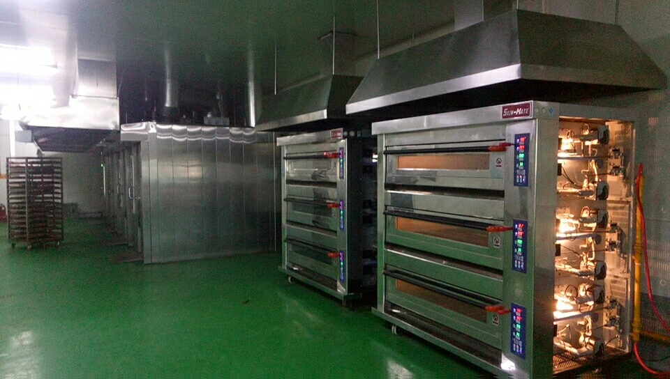 Top Quality Electric Deck Oven for Bread Backing Baking Equipment 3 Deck 12 Trays Commercial Electric Bread Stove Oven