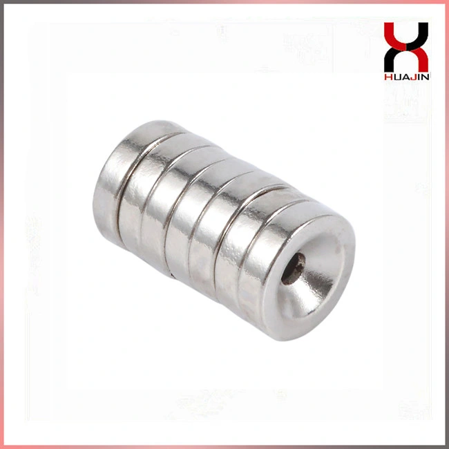 Super Strong Round Countersunk Screw Magnet Permanent Magnet Material with Hole