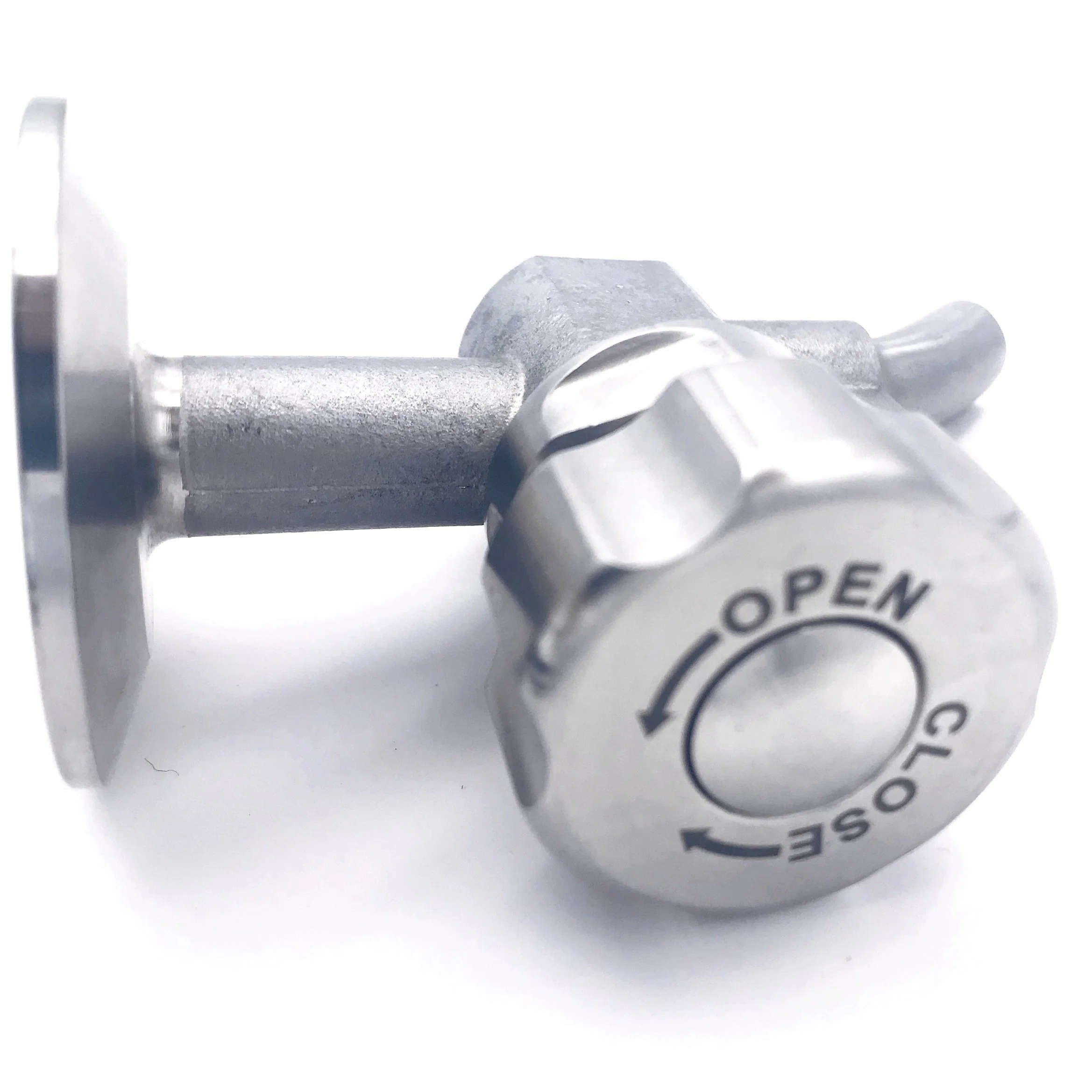 1.5" Tri-Clamp Stainless Steel Sanitary Sample Valve with Sample Coil Compatible