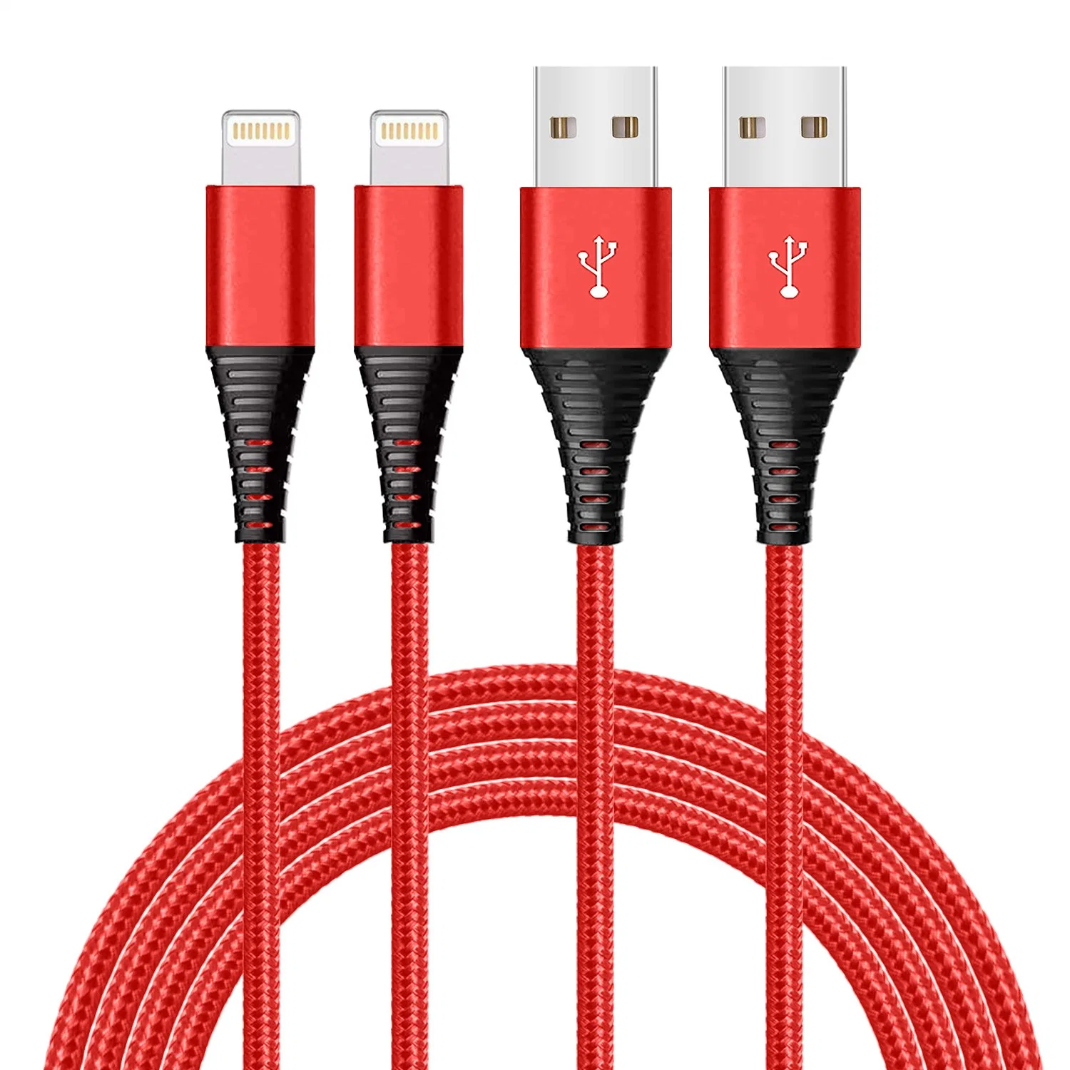 High quality/High cost performance Nylon Braided USB a to Lightning Cable for iPhone 14 13 12 11 New Design Fast Lightning Cable for iPhone Factory Wholesale/Supplier Price