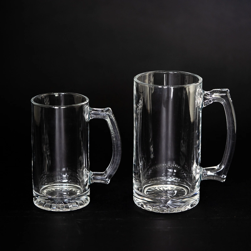 Unique 800ml Fashion Huge Size Transparent Beer Mug Glass