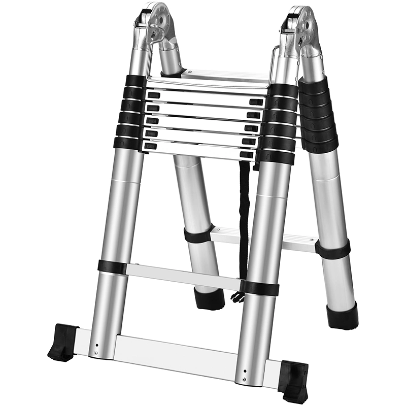 Factory Supply En131 Articulated Foldable Extension Household Telescopic Aluminum Ladder