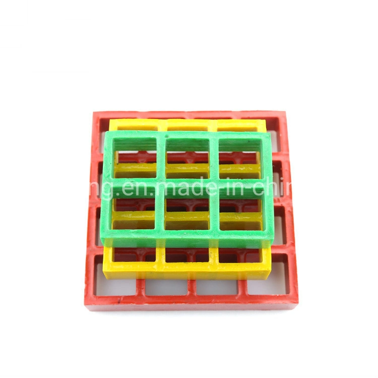 Zhongzheng Fiberglass FRP GRP Grating Panel Molded Plastic Floor Grating