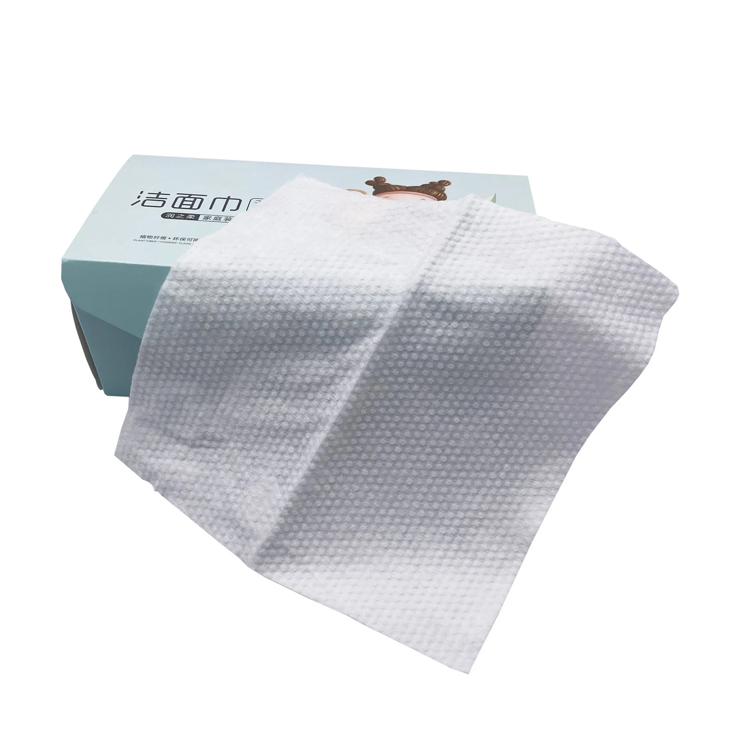 Factory Direct High quality/High cost performance Cotton Facial Tissue Face Cleaning Wipes Wash Face Tissues OEM