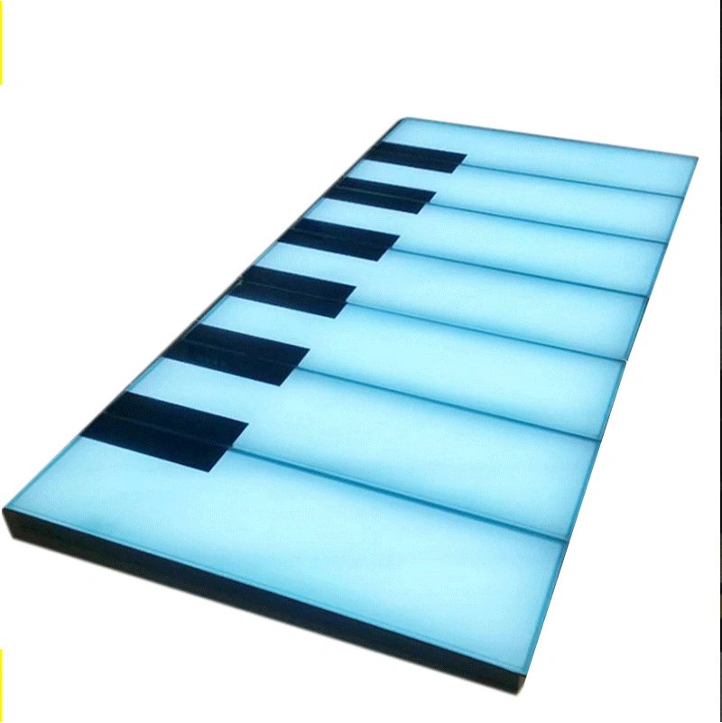 Piano Brick Light LED Tragbare LED Brick 3D LED Tanz LED-Anzeige für den Boden