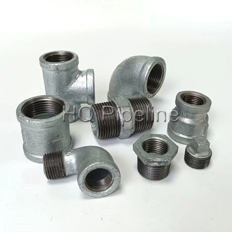 ASTM a-197 Class150 Banded/Beaded Galvanized /Black Malleable Iron Plumbing Pipe Fittings