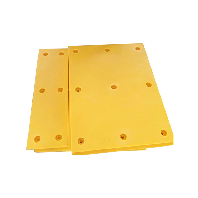 Anti UV UHMWPE Fender Facing Pad / Blue Marine Rubber Fender UHMWPE Facing Pad