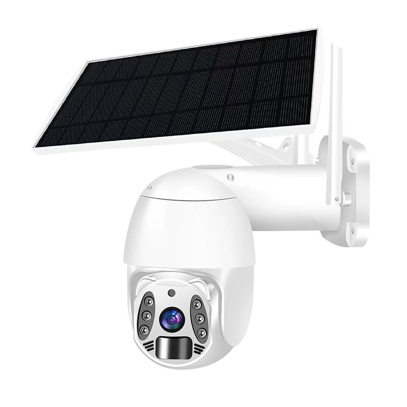 Resistente al agua de la cámara inalámbrica Smart Panel solar de batería de 4G Cámara de seguridad del sistema de cámara de visión nocturna