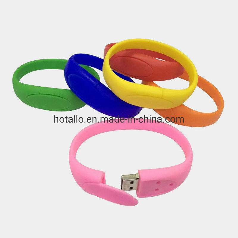 Silicone Bracelet USB Flash Memory Pen Drive