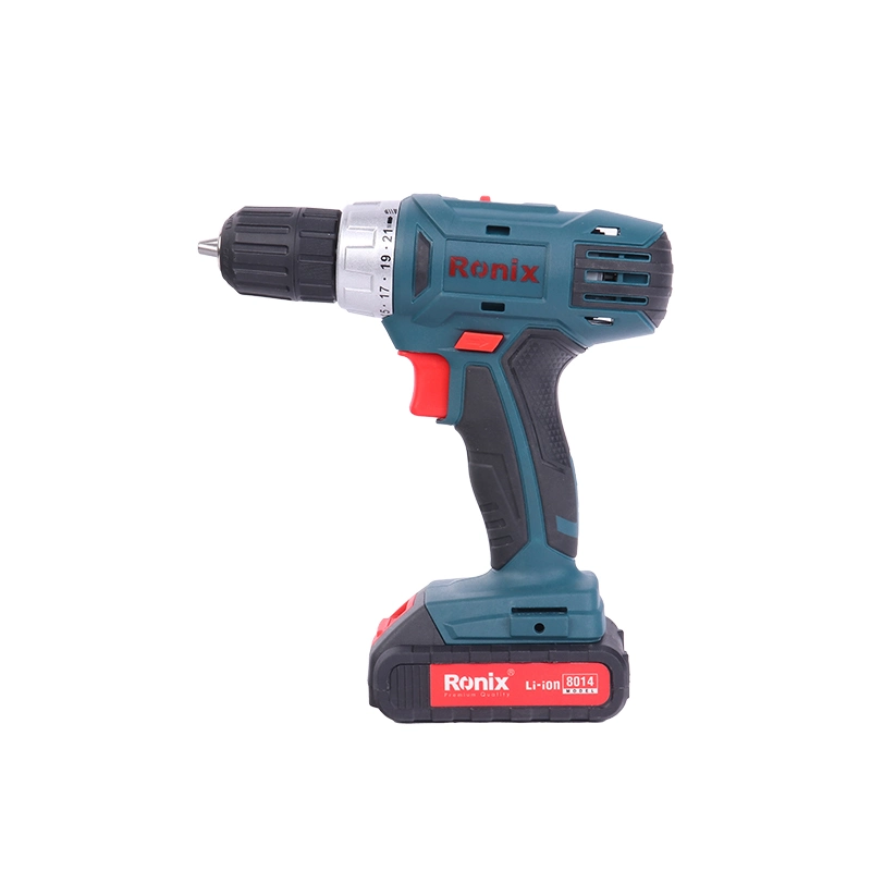 Ronix 8014 14.4V Max Cordless Drill and Impact Driver Power Tool Combo Kit with 2 Batteries and Charger Cordless Drill Driver