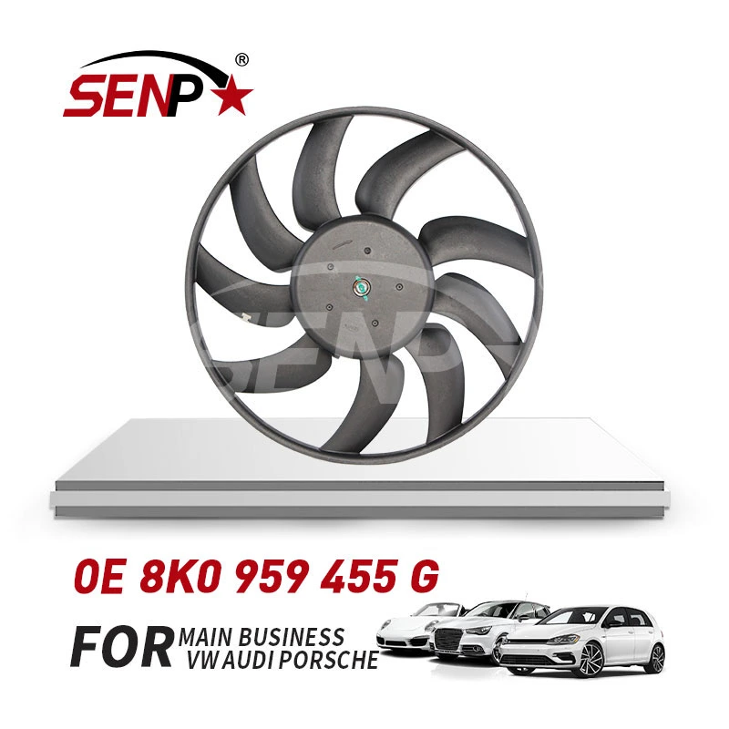Senp Auto Spare Car Parts Radiator Fan Cooling System OEM 8K0 959 455 G 8K0959455g for Audi A4/A5/A6/A7