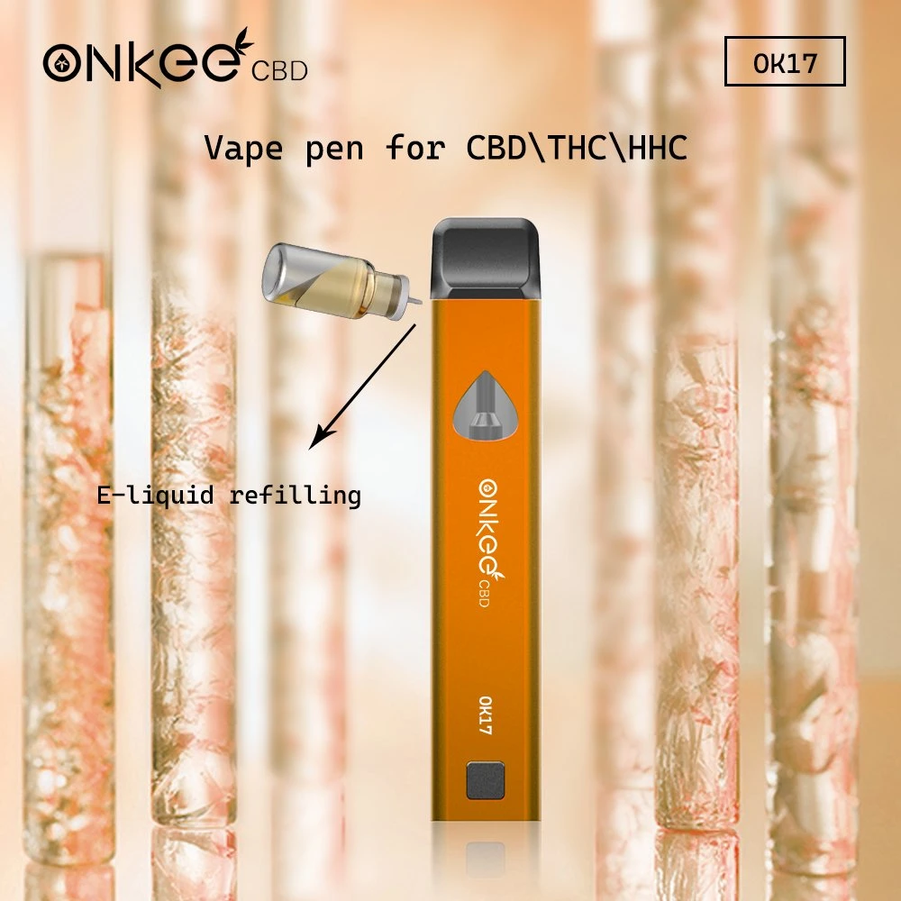 Factory Vaporizer Refillable Pod 1ml 2ml Oil Tank for Thick Oil D8 Th-C Empty Device Smoke E CIGS Starter Kit Vape Pen