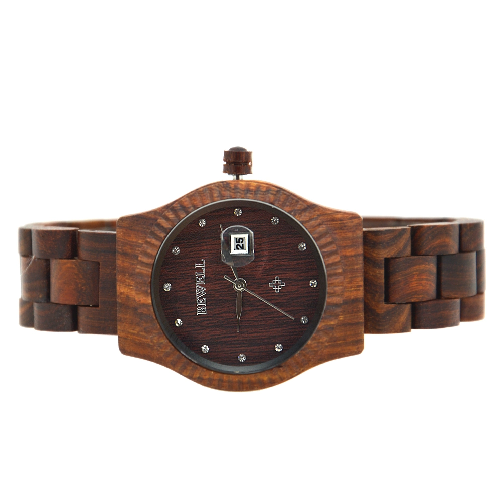 Promoción reloj de pulsera reloj de madera hechos a mano natural para hombres y mujeres