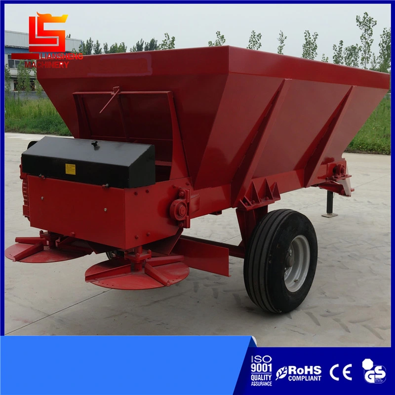 Mechanical Manure Spreader large farm pasture orchard fertilizer spreading trailer