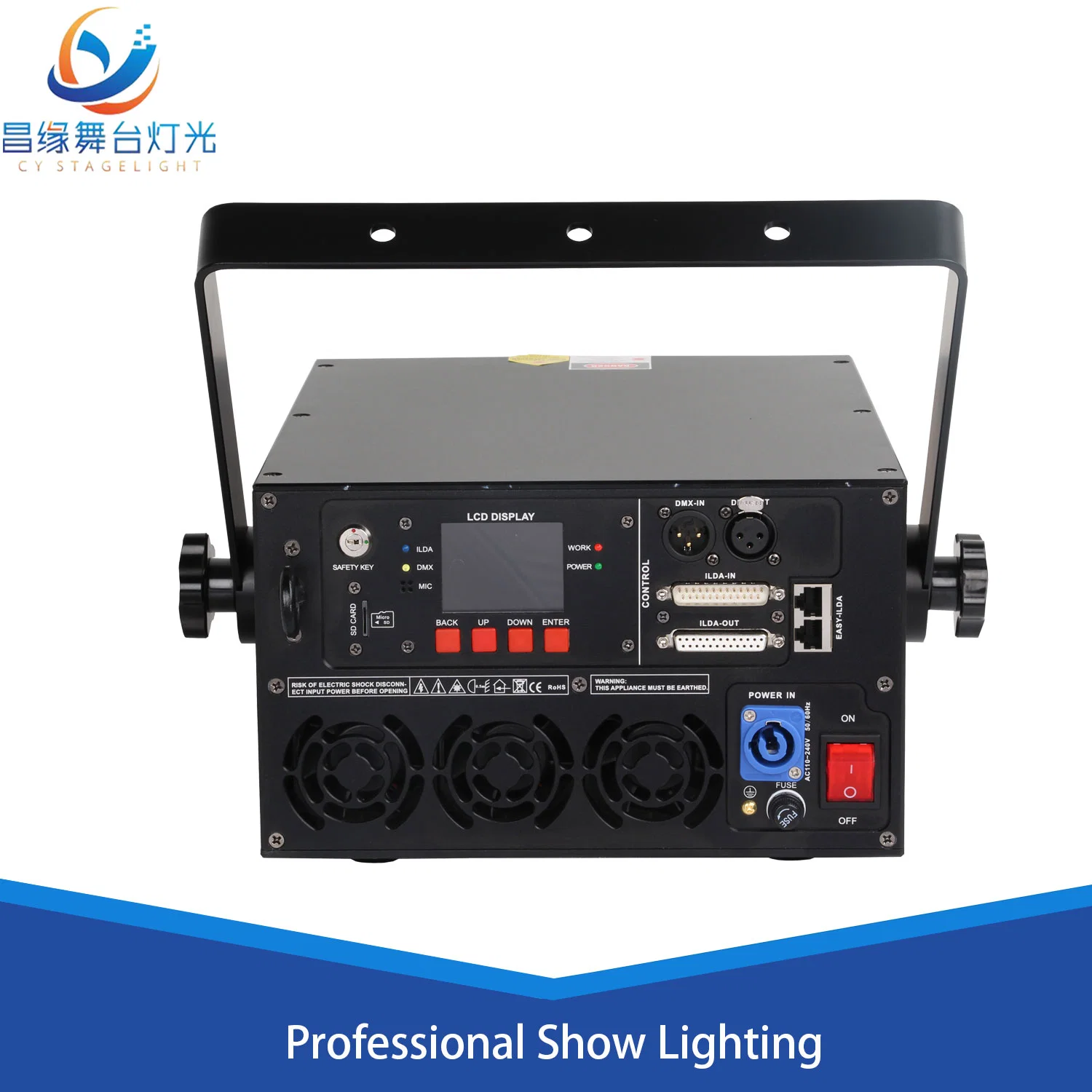 High Power 10W Full Color Disco Theatre Light Professional RGB Laser Light