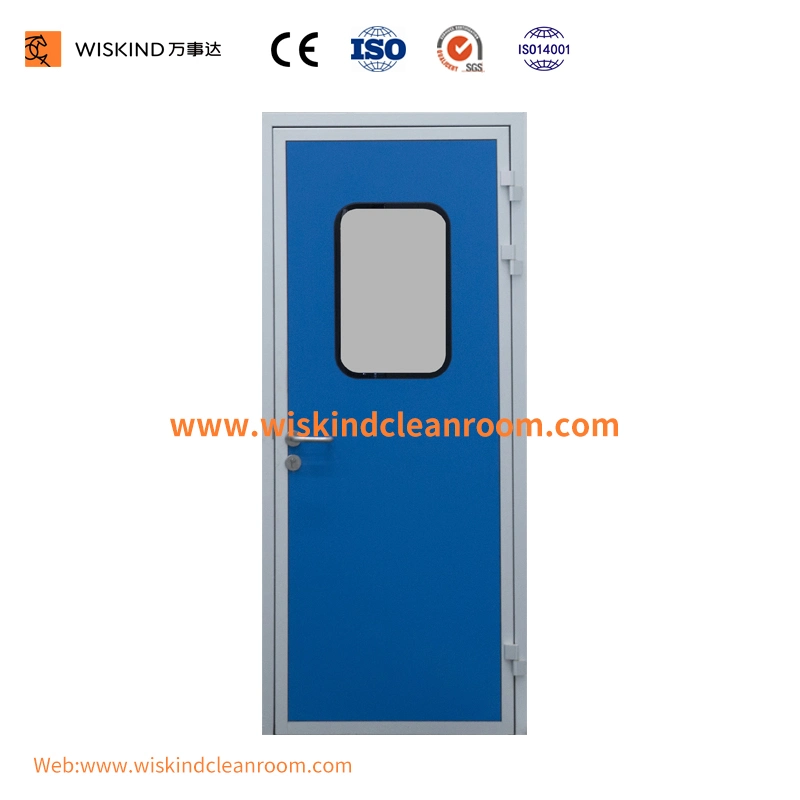 900mm*2100/1000mm*2100mm Ral Color Aluminum Single Doors for Food, Pharmaceutical, Medical, Hospital, Lab with Clean Room Cleaning Special Hinge