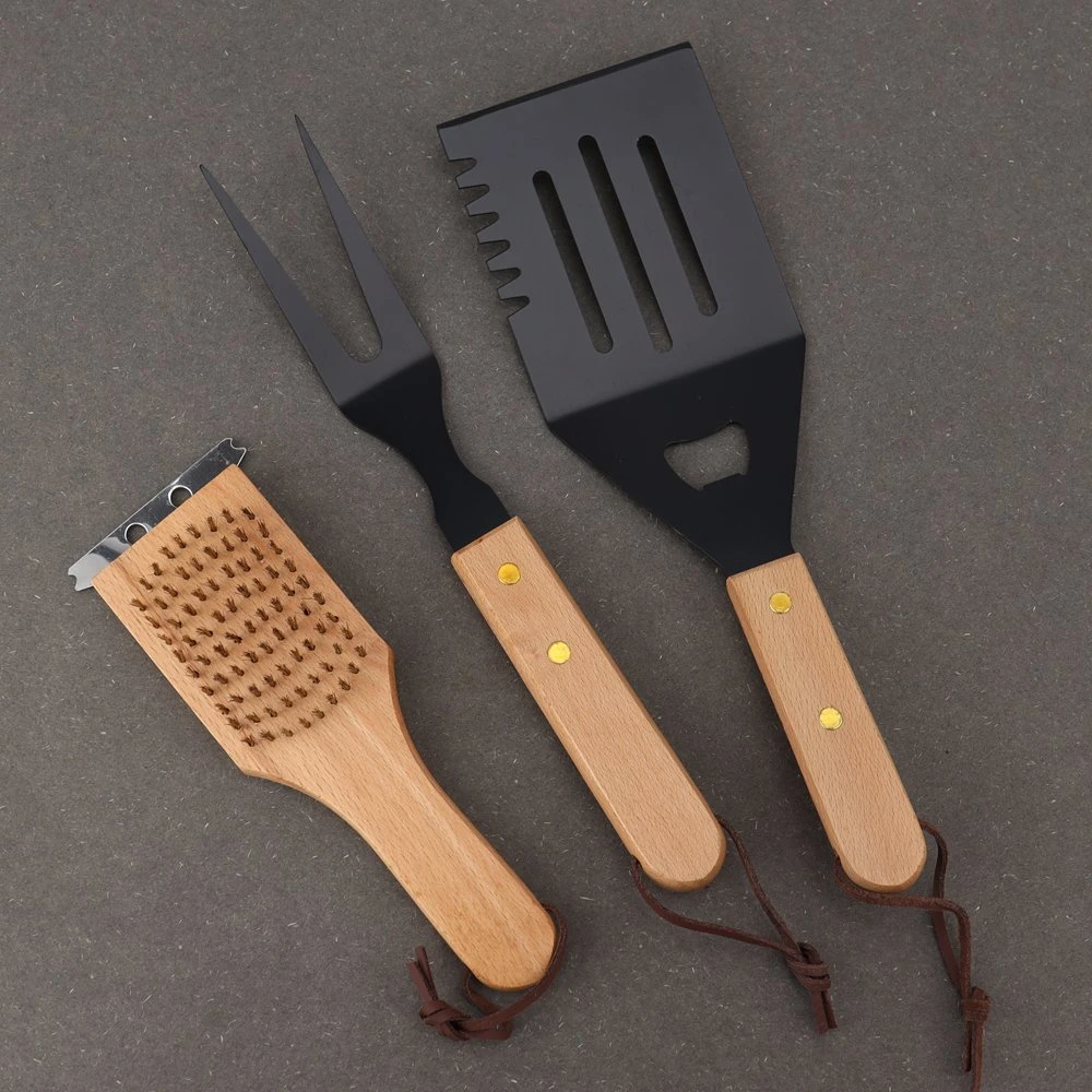 Kitchencare BBQ Grill Werkzeug-Set Grillzubehör Werkzeuge Edelstahl Grillwerkzeug