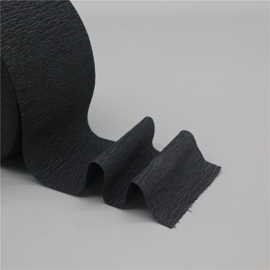 Wholesale/Supplier Top Quality Black Disposable Salon Barber Wrapping Strips Ruffles Crepe Roll Neck Paper