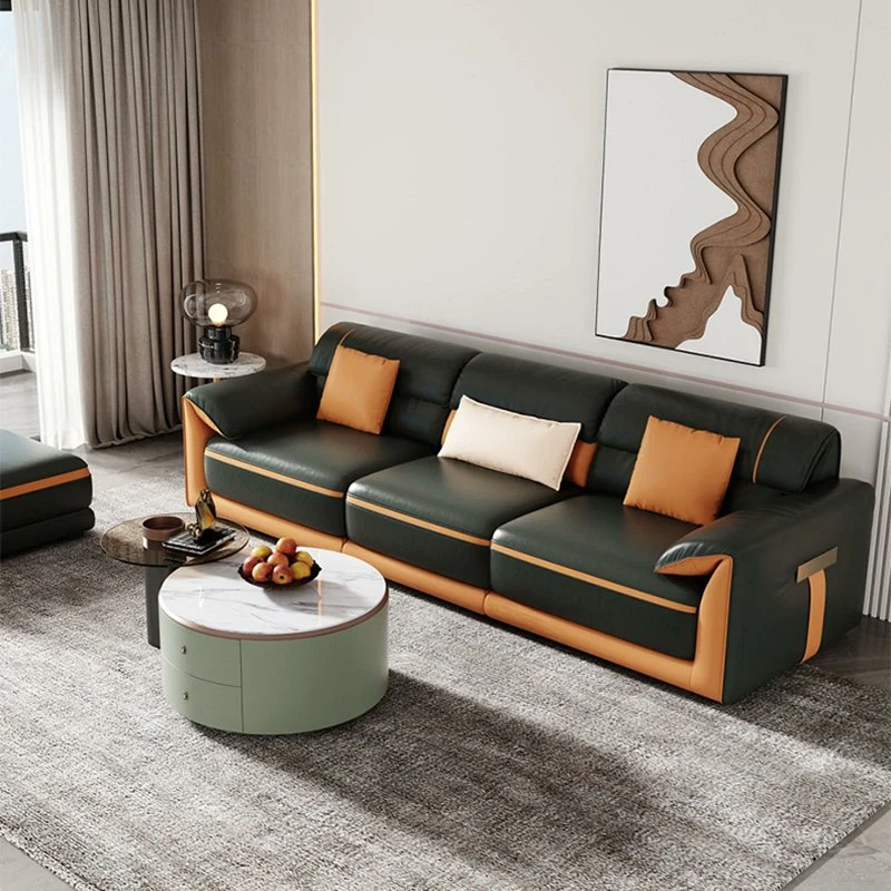 Multiccolor Opcional Home Furniture Simple Living Room Hotel Apartment Wood Sofá em tecido