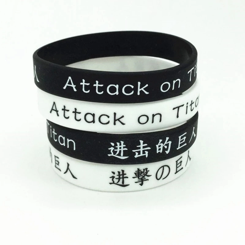 Disposable Custom Anime Rubber Cartoon Fabric Bracelet Personalized Design Silicon Wristband