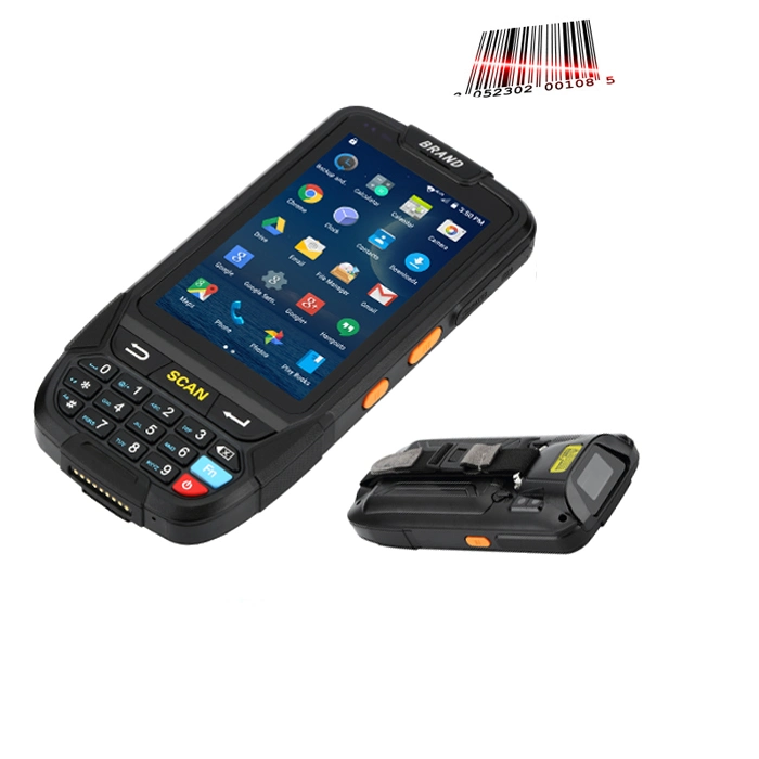 Téléphone portable PDA avec lecteur NFC/RFID à code-barres 1D/2D