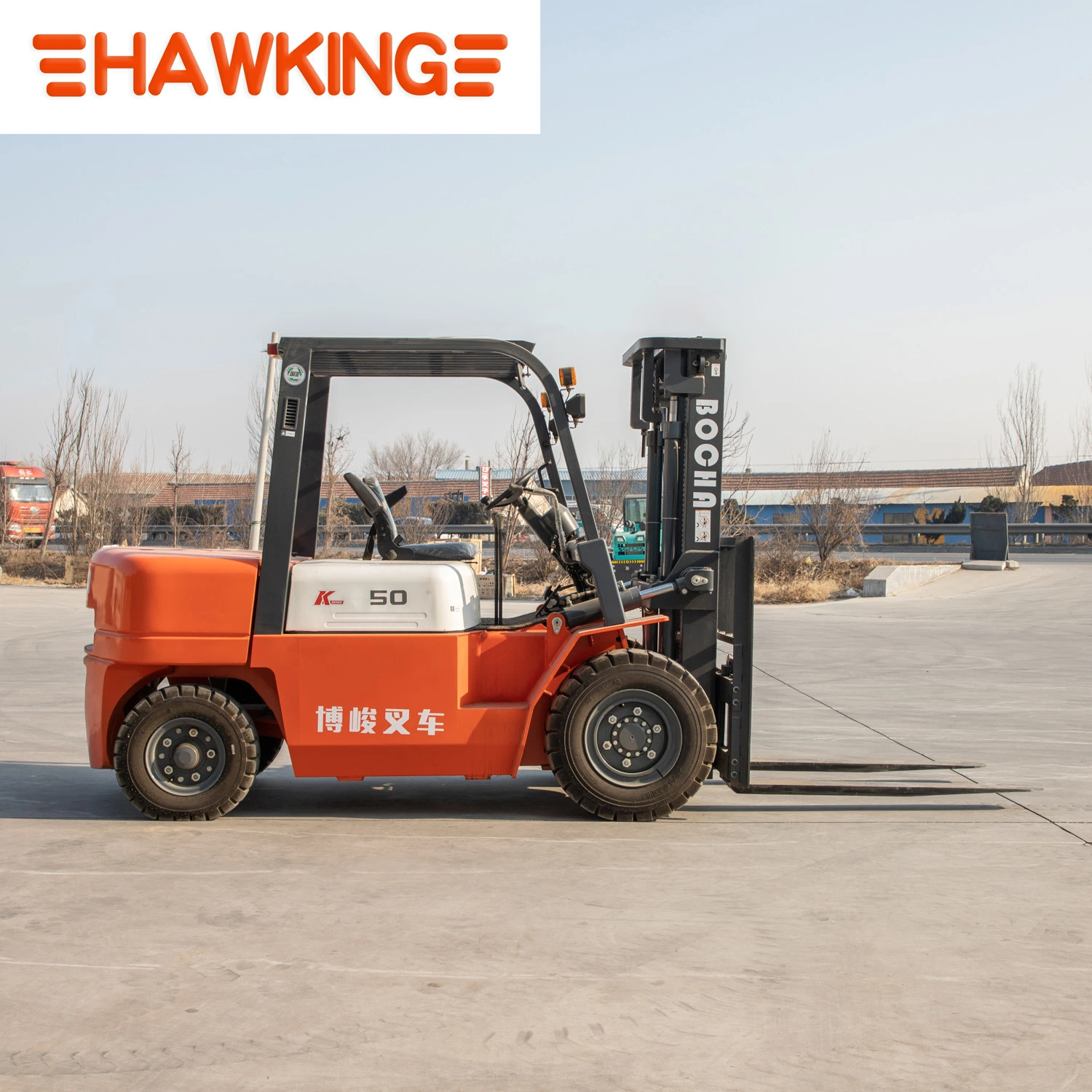 5 Ton Diesel Forklift Hydraulic Hydraulic Forklift Material Handling Equipment