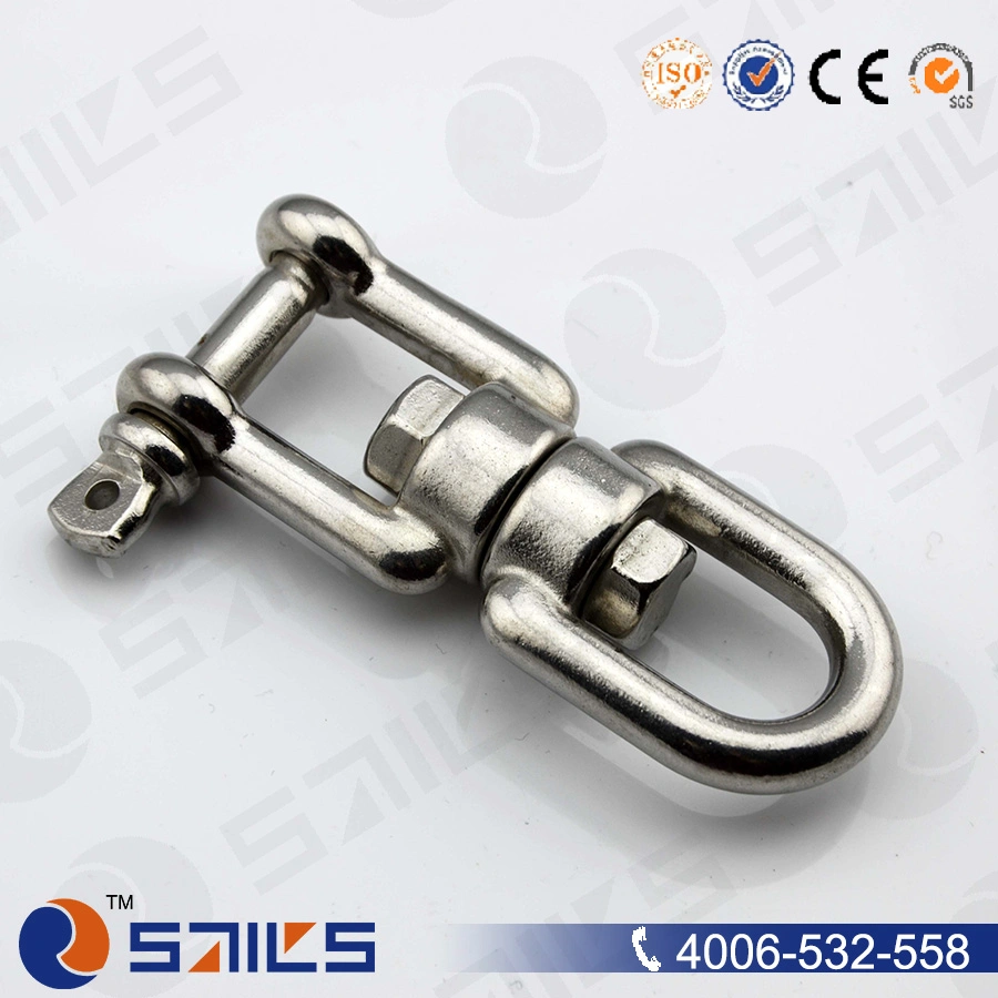 High Polished Stainless Steel Eye and Jaw European Swivel