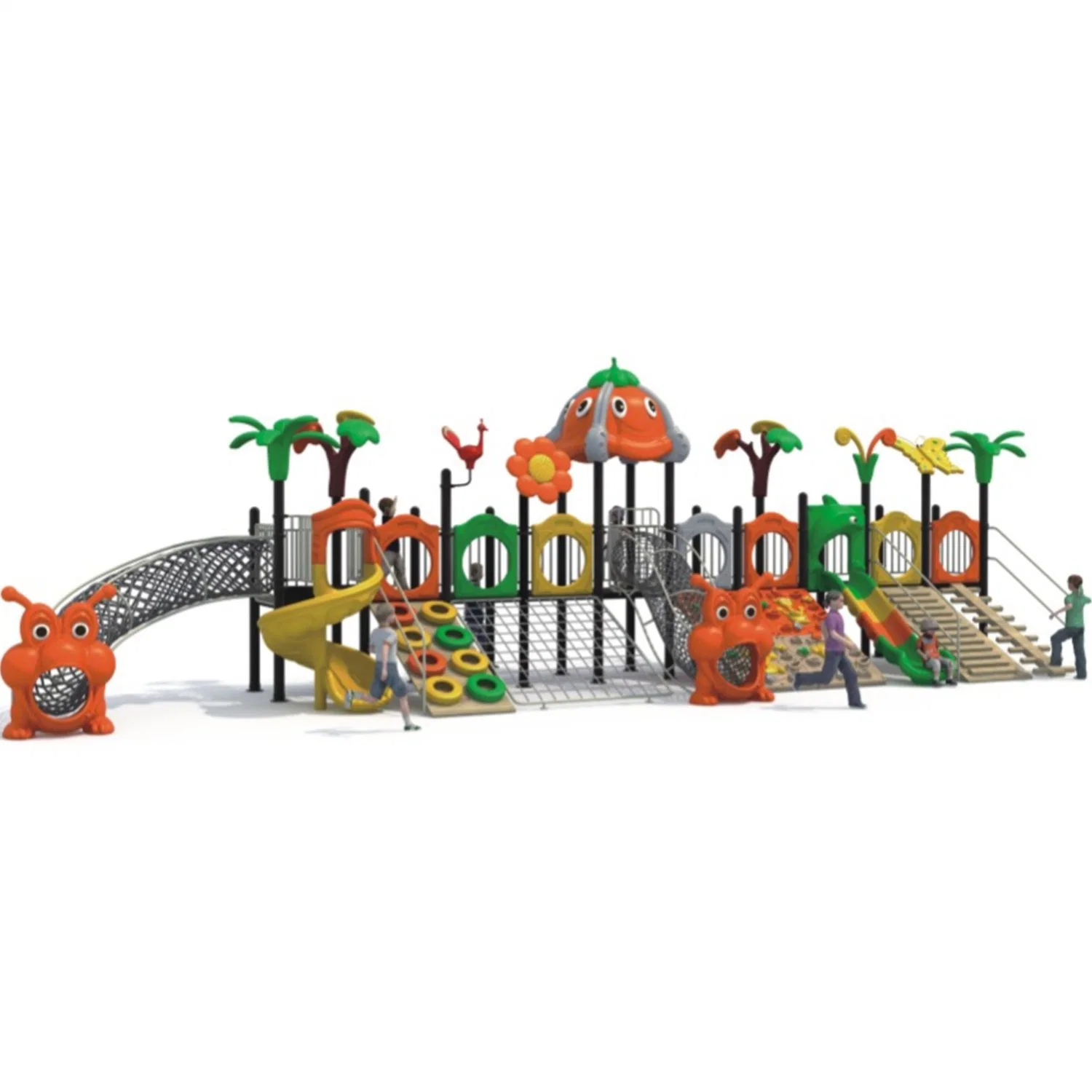 Outdoor Playground Equipment Children's Amusement Park Slide Climbing Frame Assembly