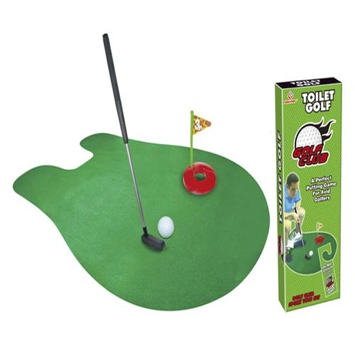 Novelty Mini Golf Toy Toilet Golf