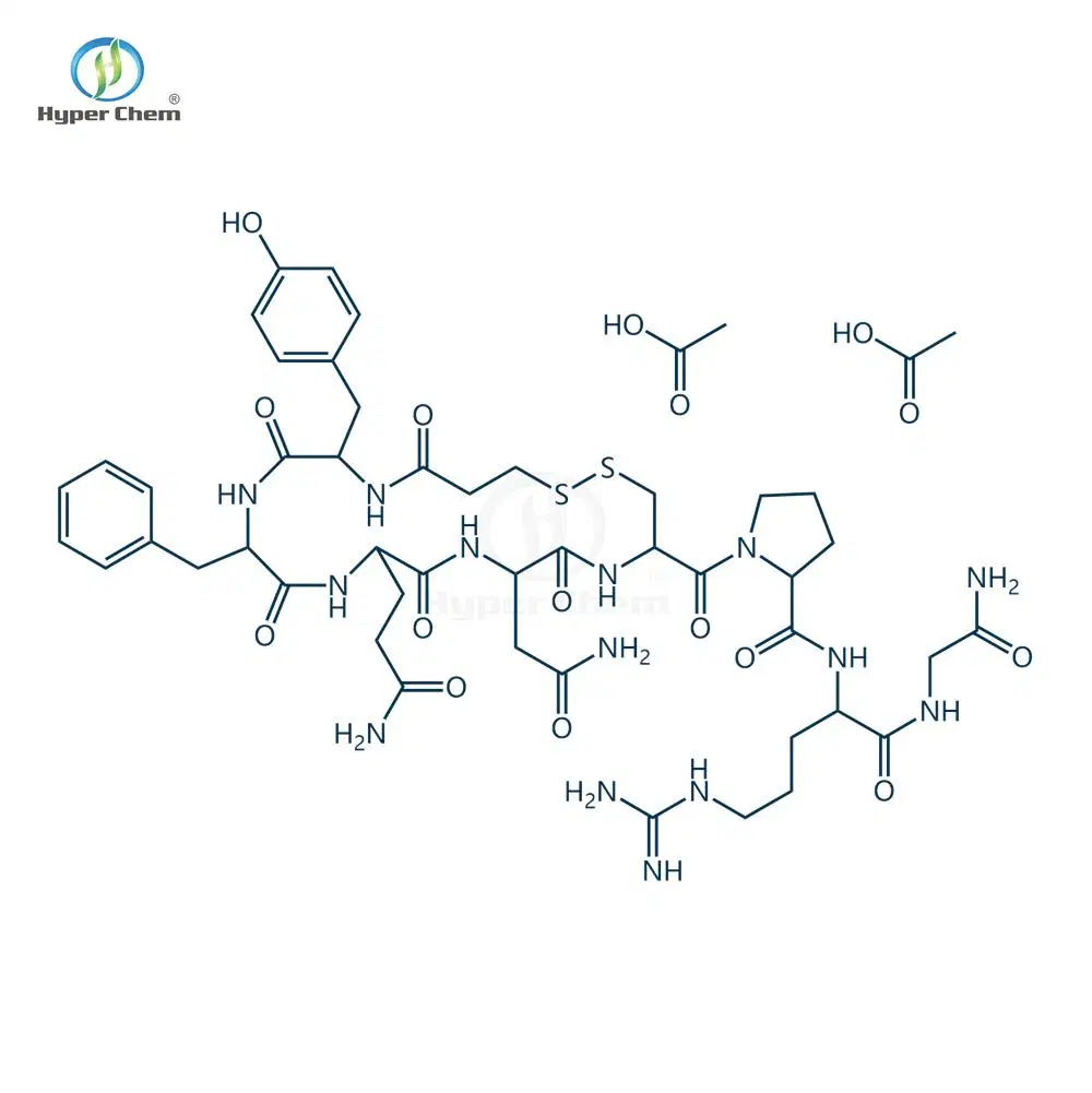 Oferta 98% de pureza química de péptidos y acetato de desmopresina DDAVP en polvo, CAS 16789-98-3