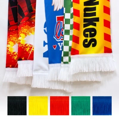 Легкий футбольный шарф с невесомой полиэстерной печатью