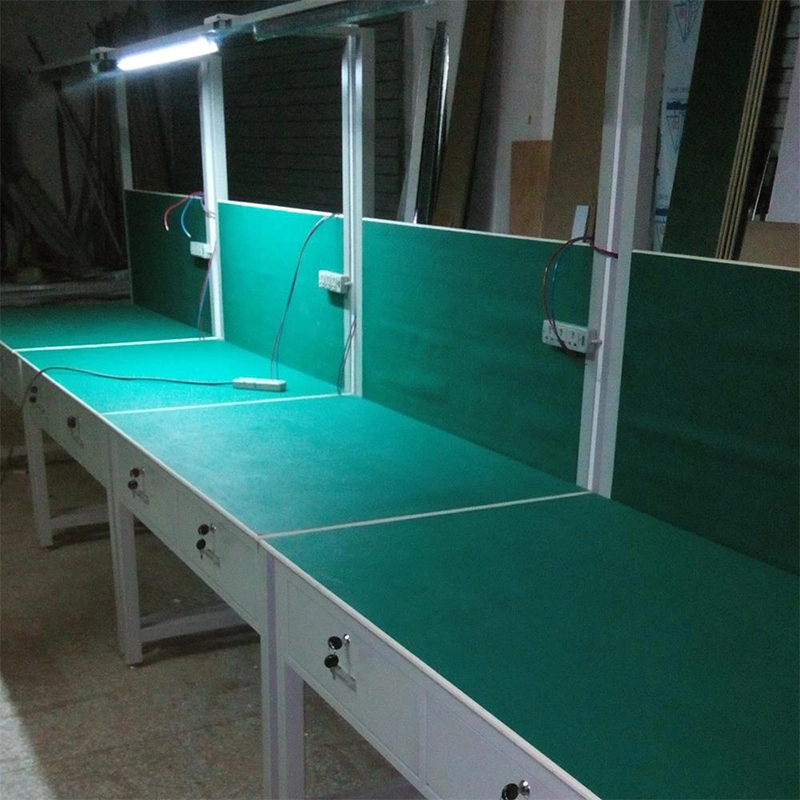 Aluminium Aluminum Al Alloy Electrical Workbench with Various Materials and Accessories