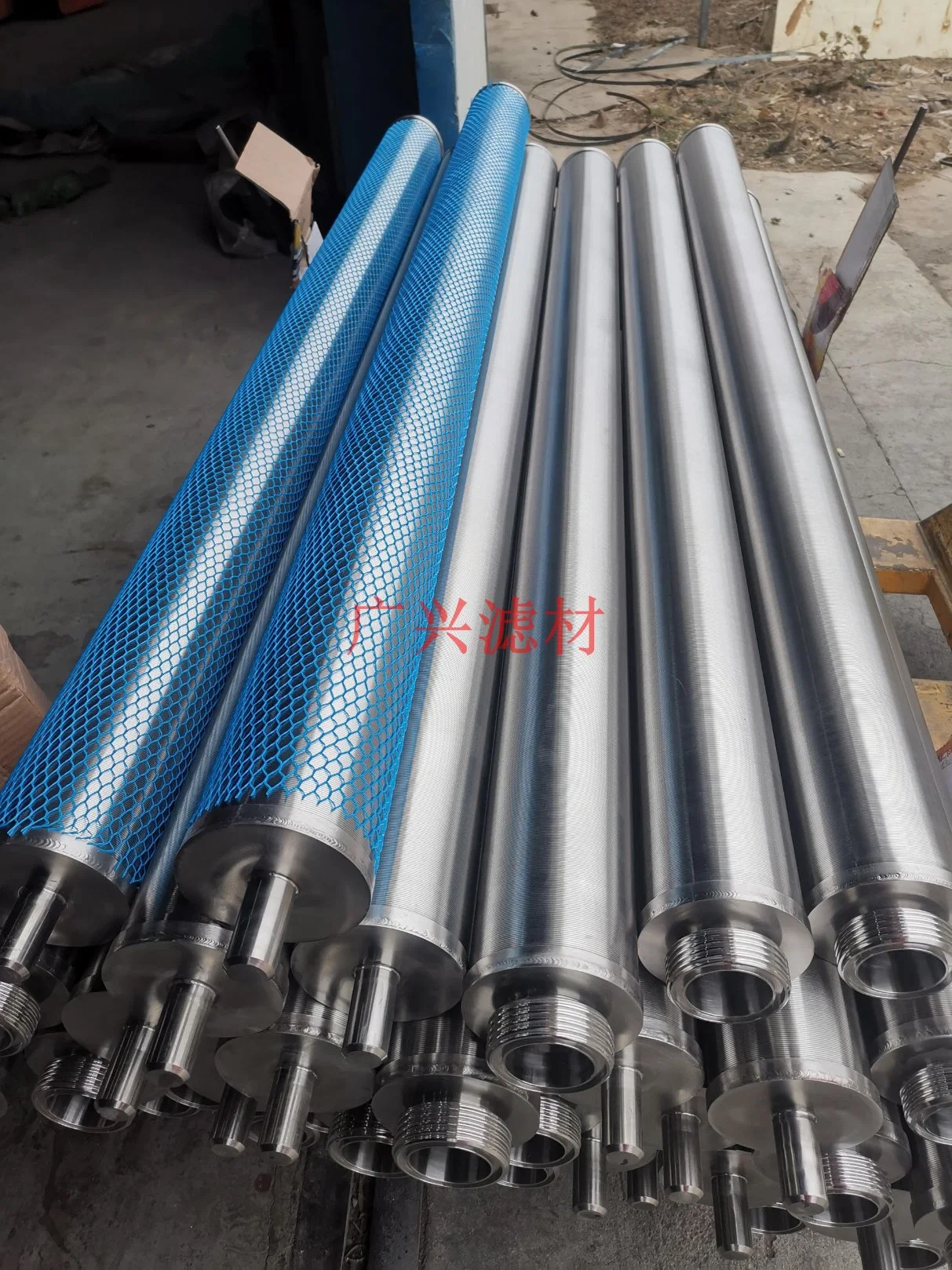 Factory Custom Stainless Steel Wedge Wire Cylinderical Screen Filter Tube