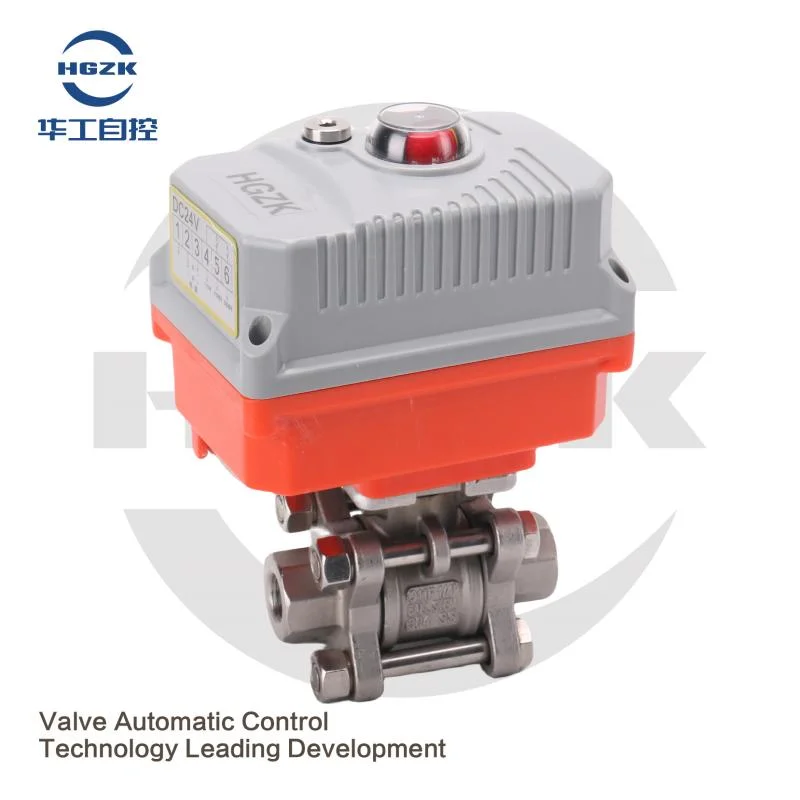 Electric Actuator Threaded Pn40 Pn64 DN15 Ball Valve