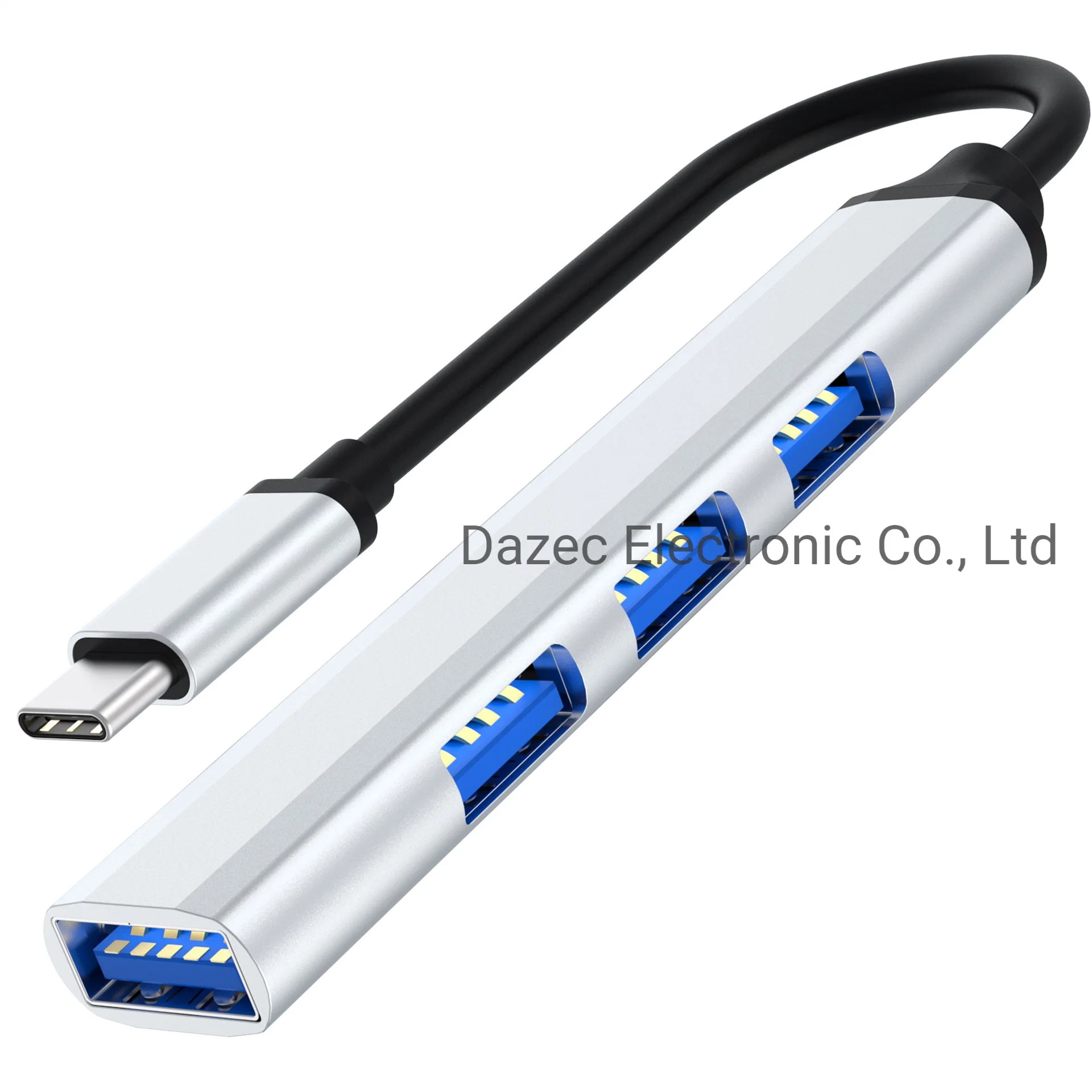 USB/Tipo C/ Lightning a Tipo C /Micro USB/Iluminación 4 puertos Hubs USB de alta calidad