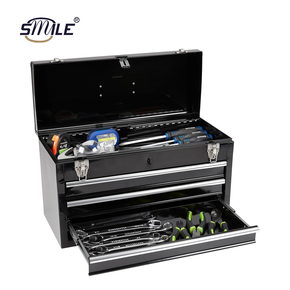 Smile populaire boîte à outils boîte de rangement ensemble d'outils pour la main Garage
