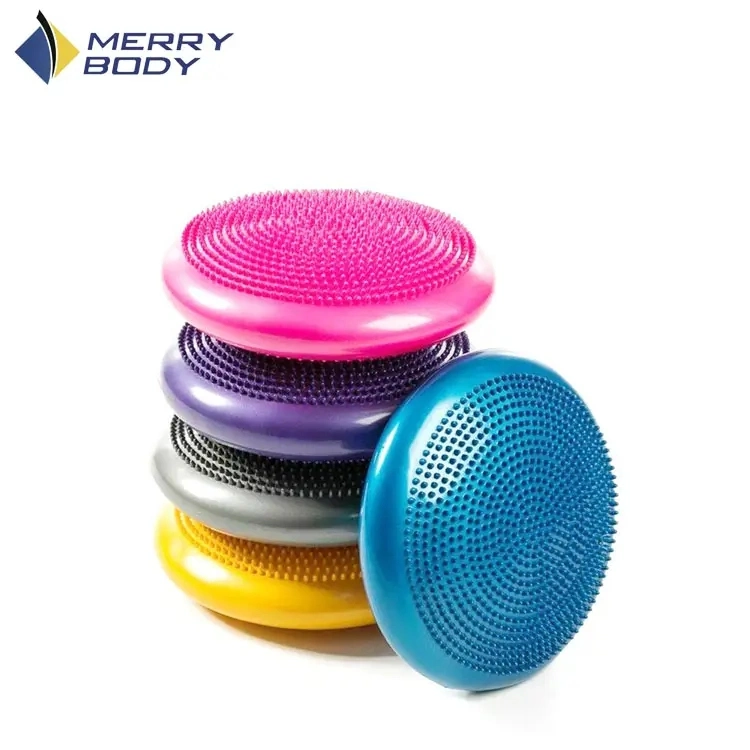 Customized Printed Logo Balance Cushion Disc Air Stability Wobble Cushion