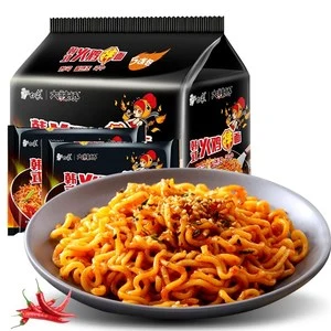 Chinese Hot Spicy Chicken Flavor Korean Ramen Fast Food Instant Similar Taste to Samyang Noodle