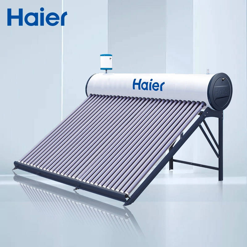 High Efficiency Unpressurized Vacuum Tube 200L Stainless Steel Solar Hot Sun Electric Hot Water Heater