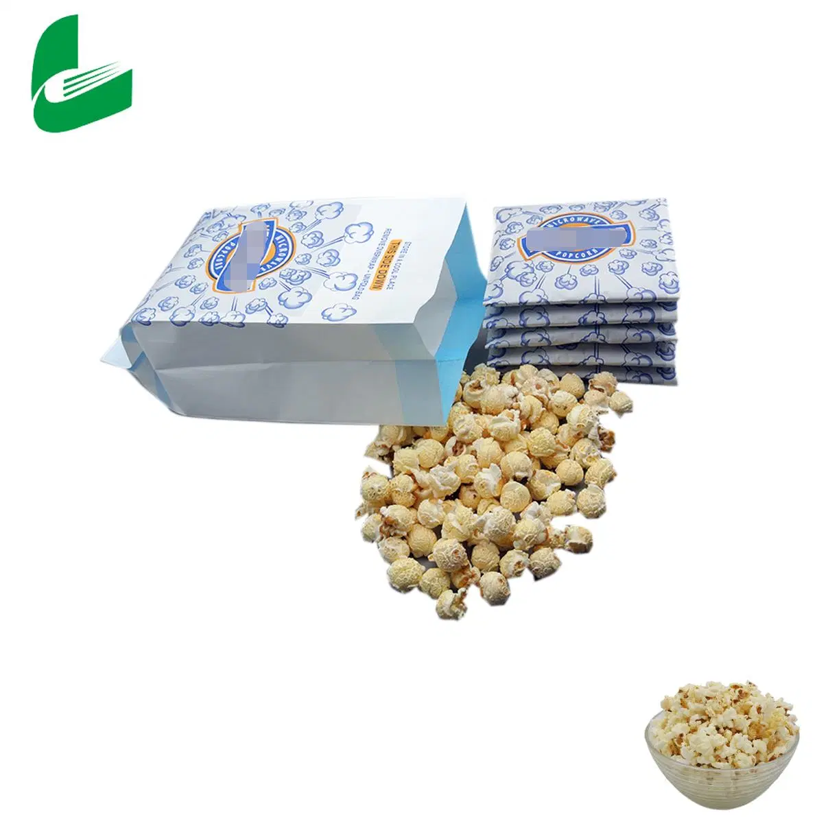 Recyclable Microwave Popcorn Bags Food Packaging