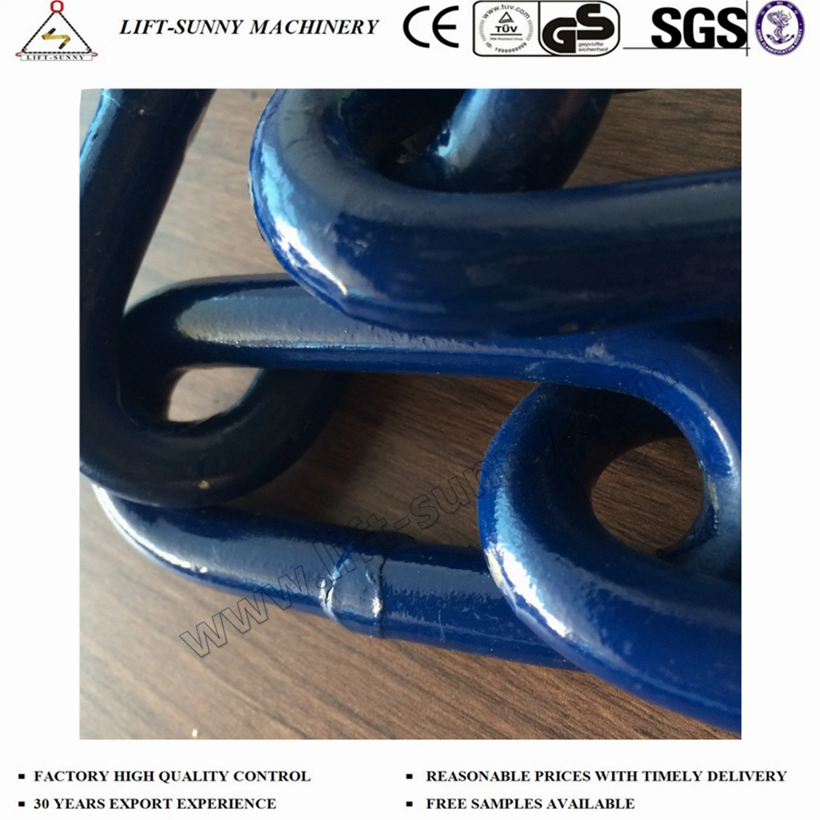 G80 Dock Fender Chain Lashing Chain Long Link Chain