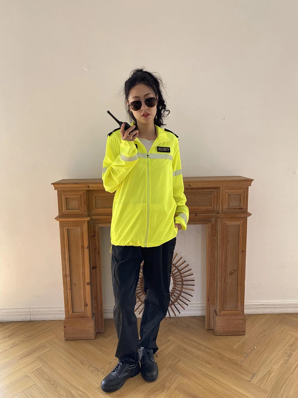 Custom Made Security Clothing Airport Hotel Officer Uniform Summer Long Sleeve Jacket