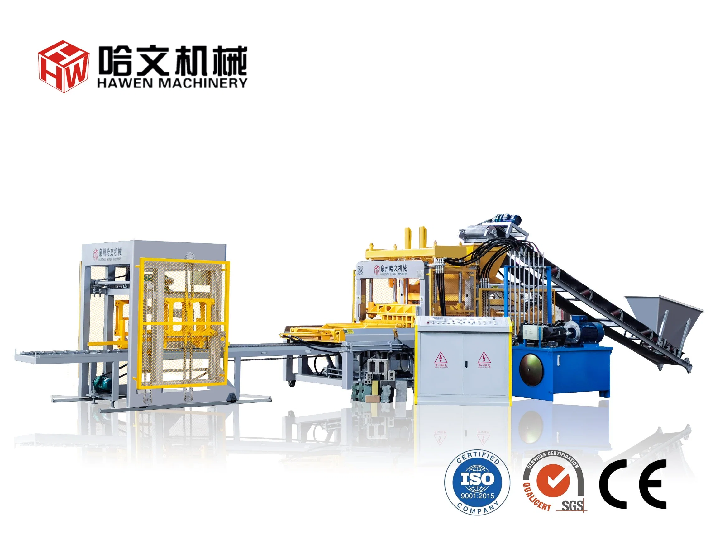 Hollow Concrete Block/Brick Making Machine Cement Paver Block/Brick Construction Machinery (Qt6-15)