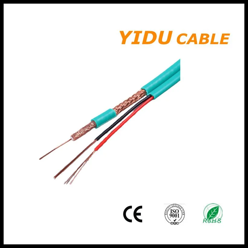 Adaptado de la fábrica de telecomunicaciones Cable coaxial RG59 Cable Coaxial