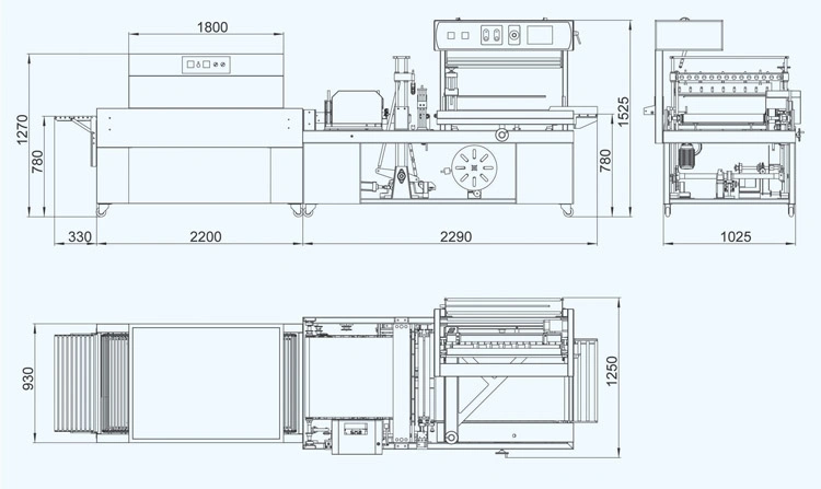 Máquina de embalaje automático de papel higiénico papel higiénico de la máquina de paquete