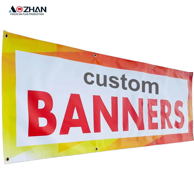 Wholesale Cheap Outdoor Custom Vinyl Advertising PVC Beach Flag Banner