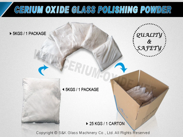 Sanken Glass White Color Mirror Polishing Cerium Oxide Polishing Powder