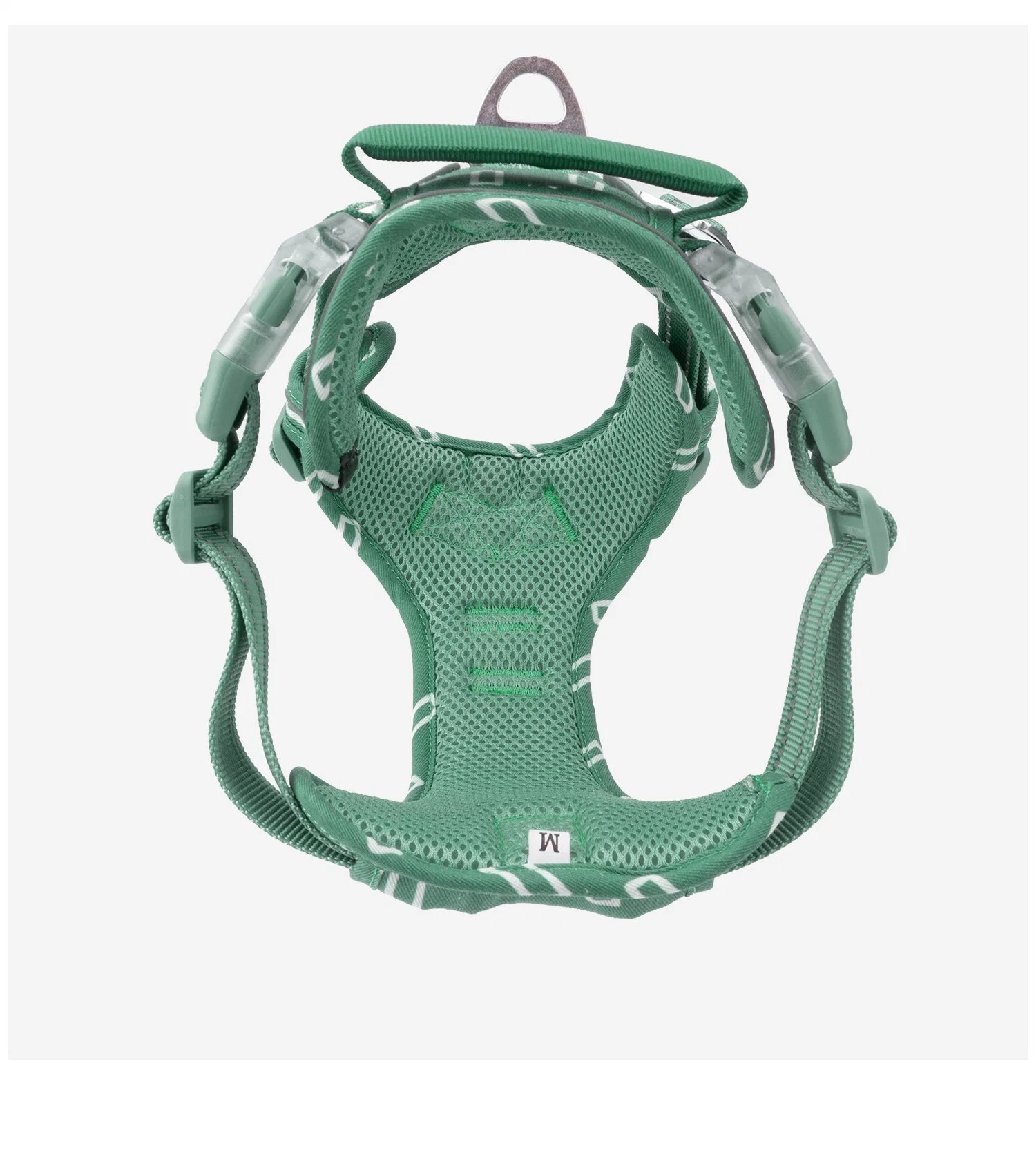 Petisland PET Supply Design Tactical Dog Harness регулируемый без натяжения Светоотражающий жгут проводов для домашних собак оптом